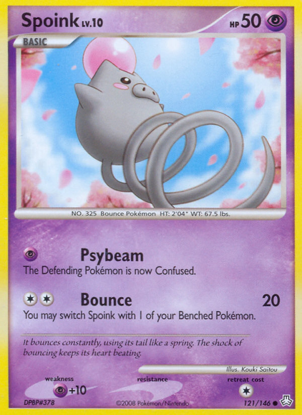 Spoink — illustrated card