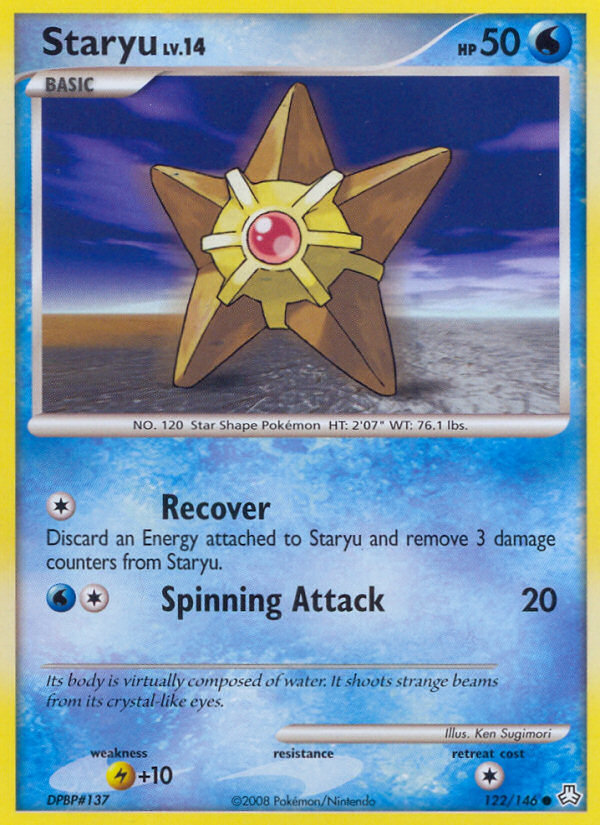 Staryu — illustrated card