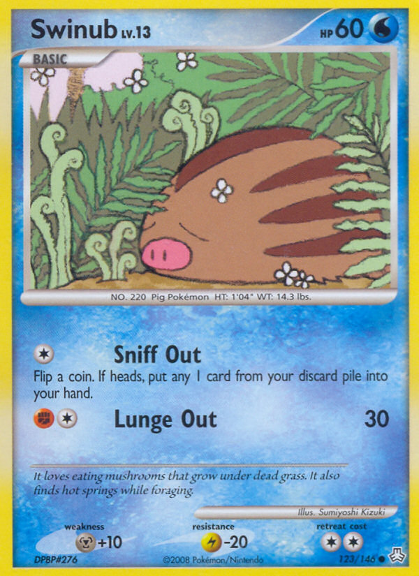 Swinub — illustrated card