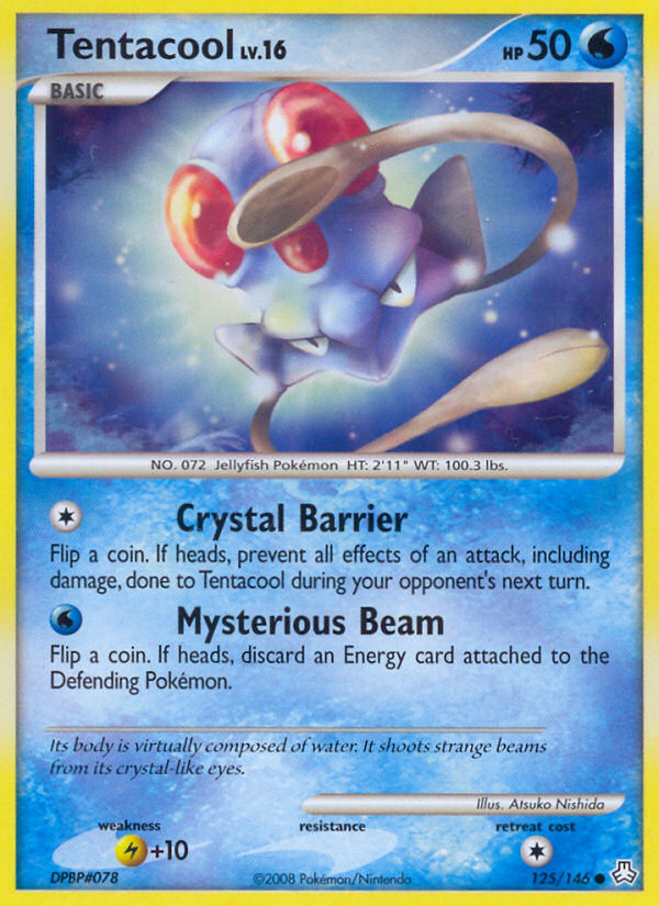 Tentacool — illustrated card