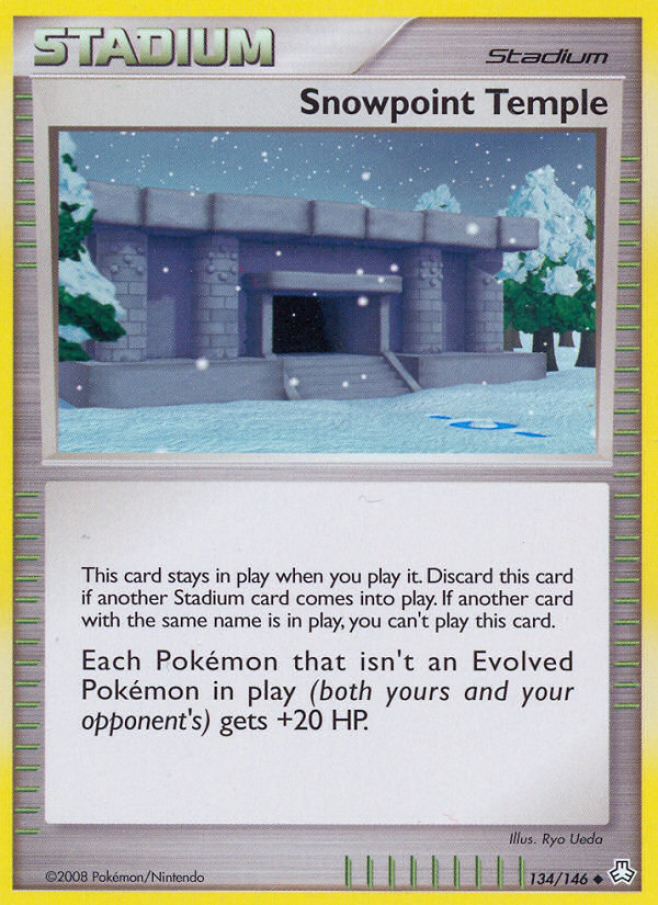 Snowpoint Temple — illustrated card