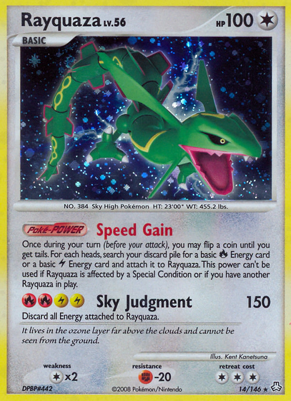Rayquaza — illustrated card