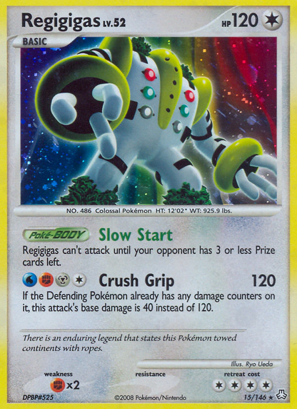 Regigigas — illustrated card