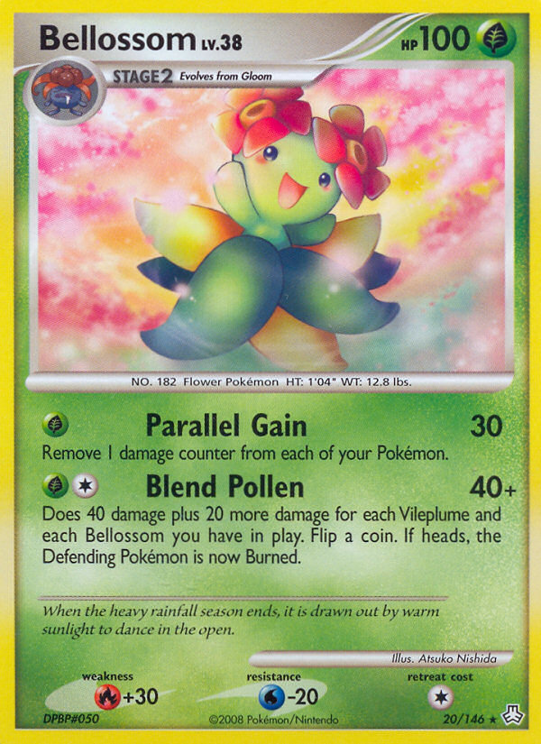 Bellossom — illustrated card