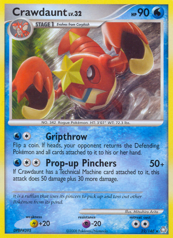 Crawdaunt — illustrated card