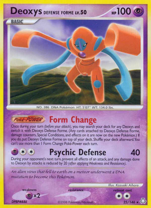 Deoxys Defense Forme — illustrated card