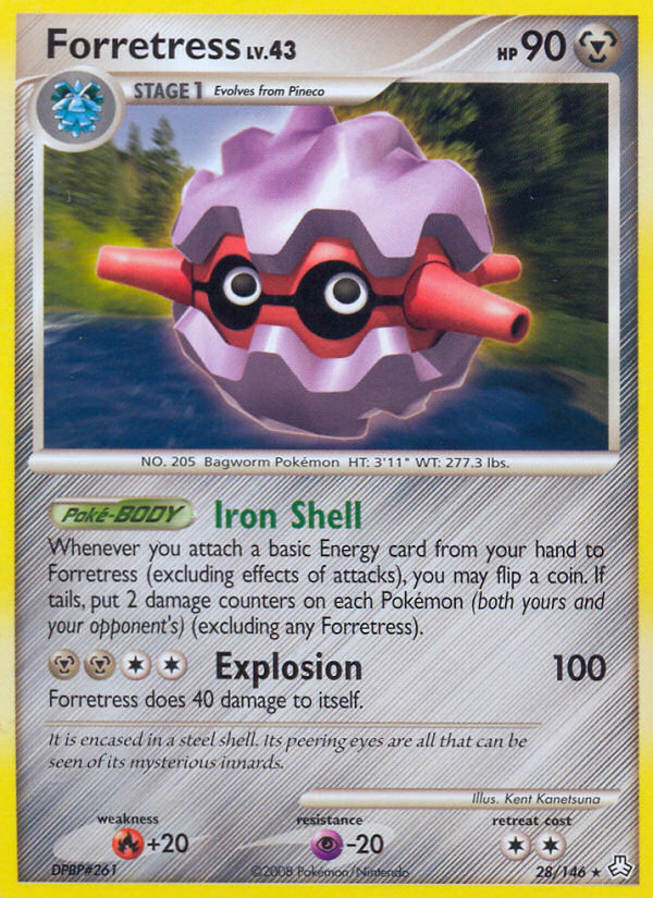 Forretress — illustrated card
