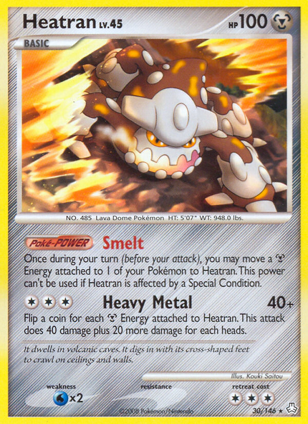 Heatran — illustrated card