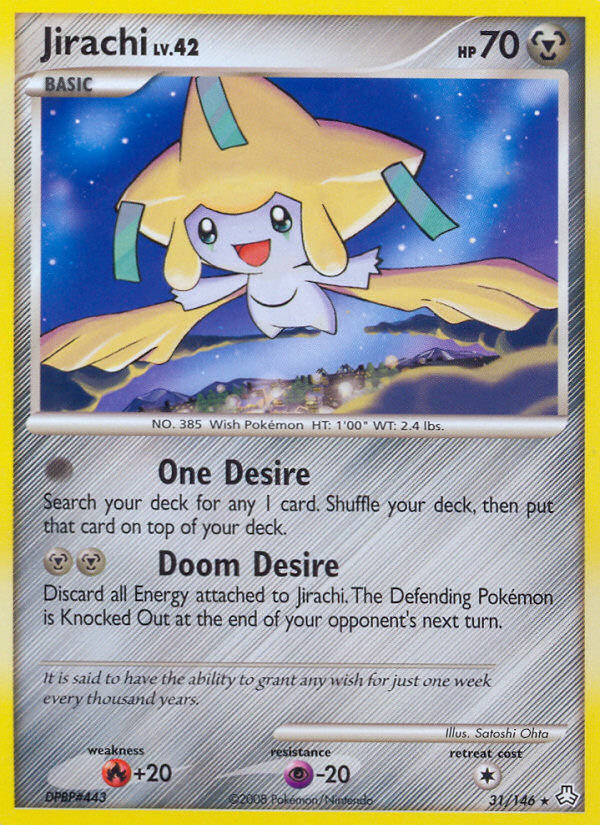 Jirachi — illustrated card