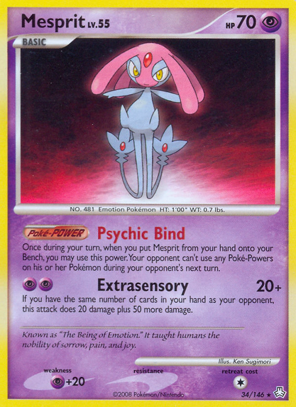 Mesprit — illustrated card