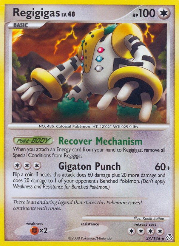 Regigigas — illustrated card