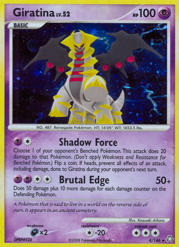Giratina — illustrated card