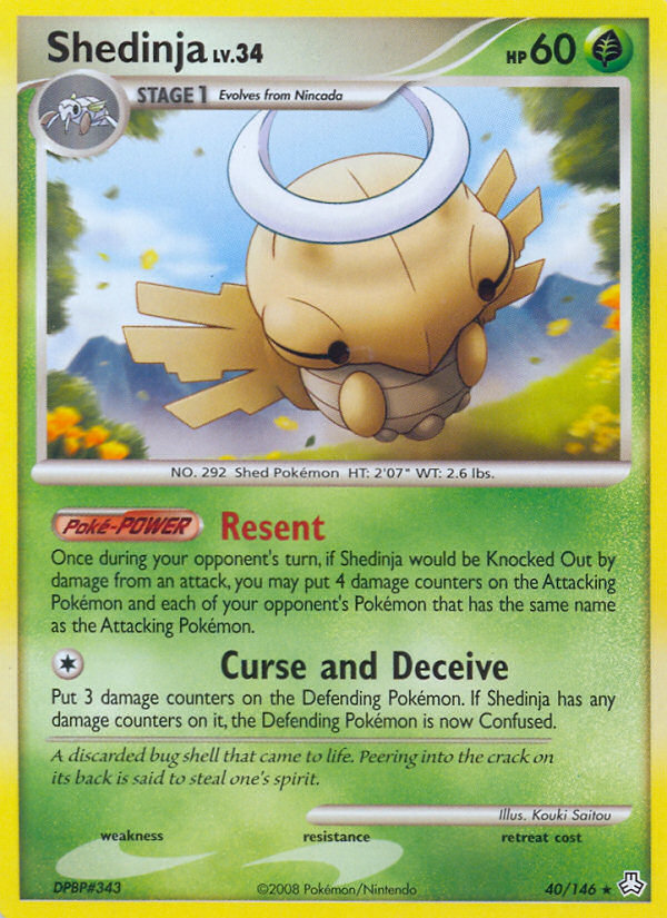 Shedinja — illustrated card