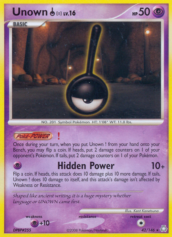 Unown [!] — illustrated card