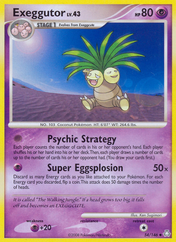 Exeggutor — illustrated card