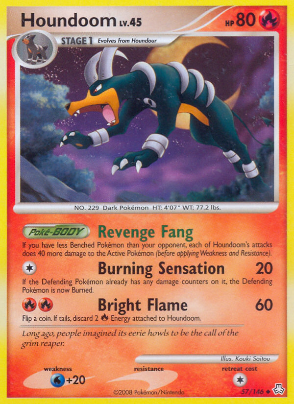 Houndoom — illustrated card