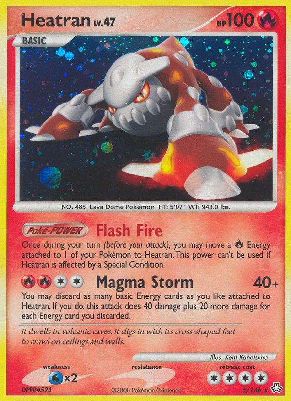Heatran — illustrated card