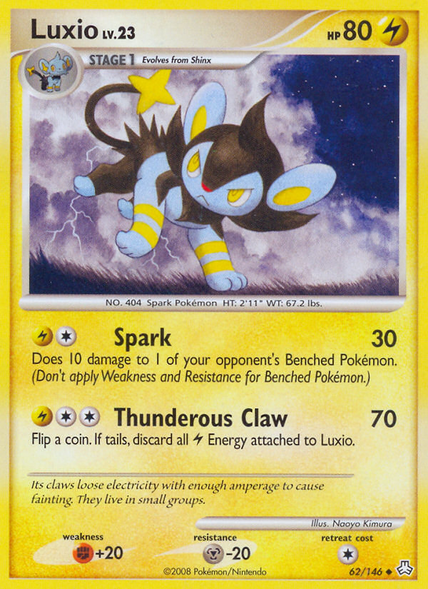 Luxio — illustrated card