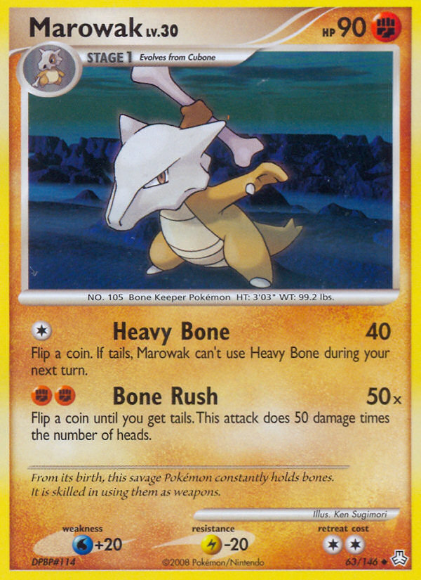 Marowak — illustrated card