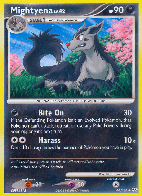 Mightyena — illustrated card