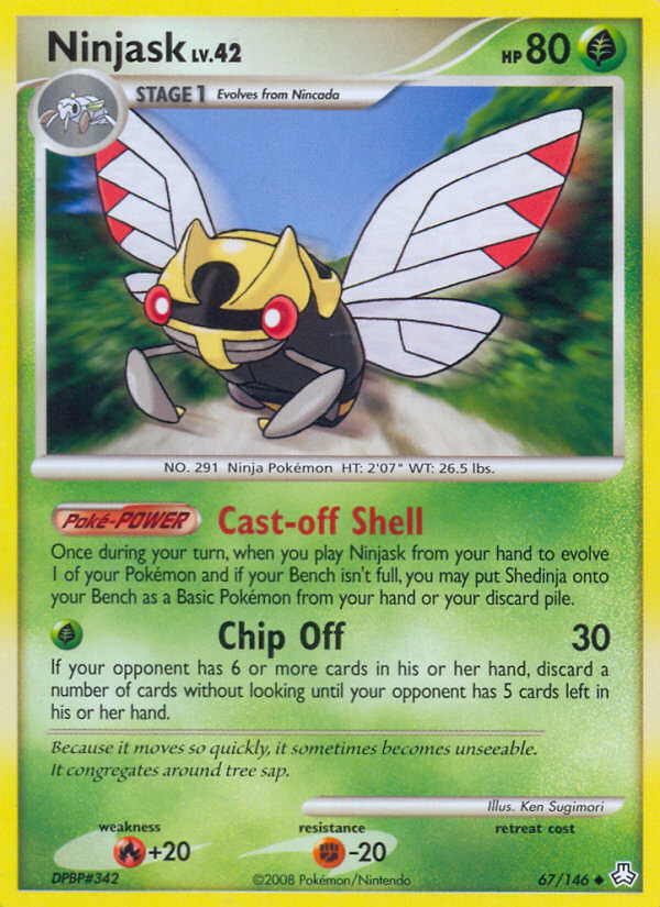Ninjask — illustrated card
