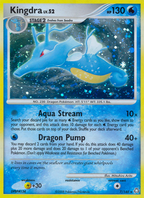 Kingdra — illustrated card