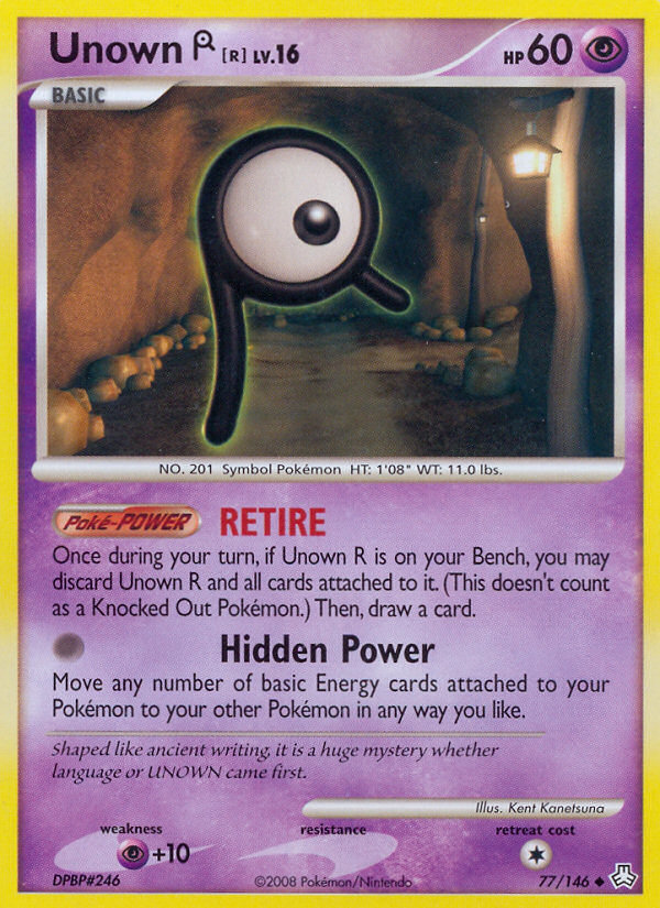 Unown [R] — illustrated card