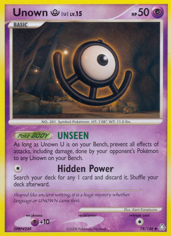 Unown [U] — illustrated card