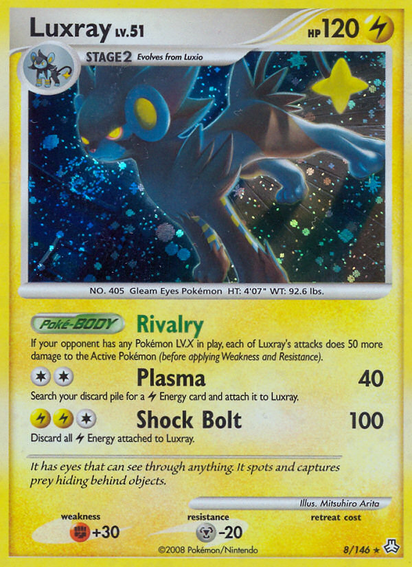 Luxray — illustrated card