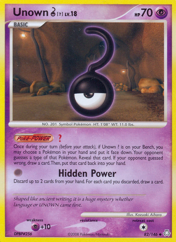 Unown [?] — illustrated card