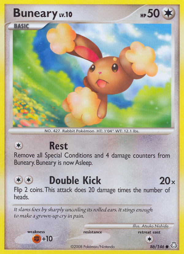 Buneary — illustrated card
