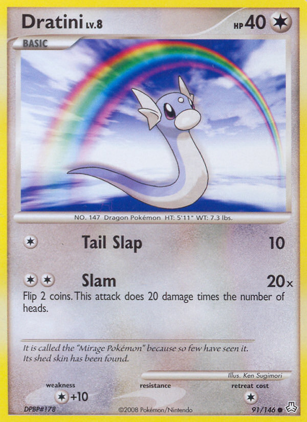 Dratini — illustrated card