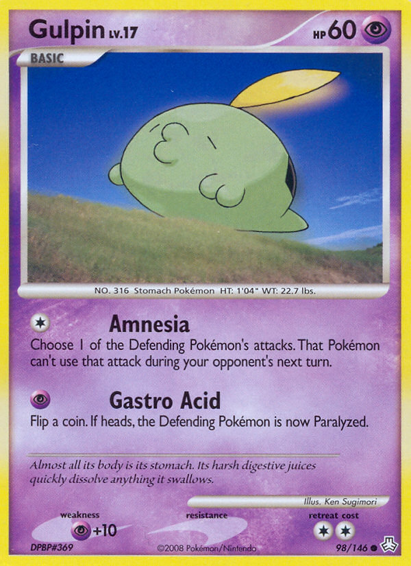 Gulpin — illustrated card