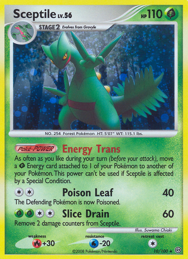 Sceptile — illustrated card