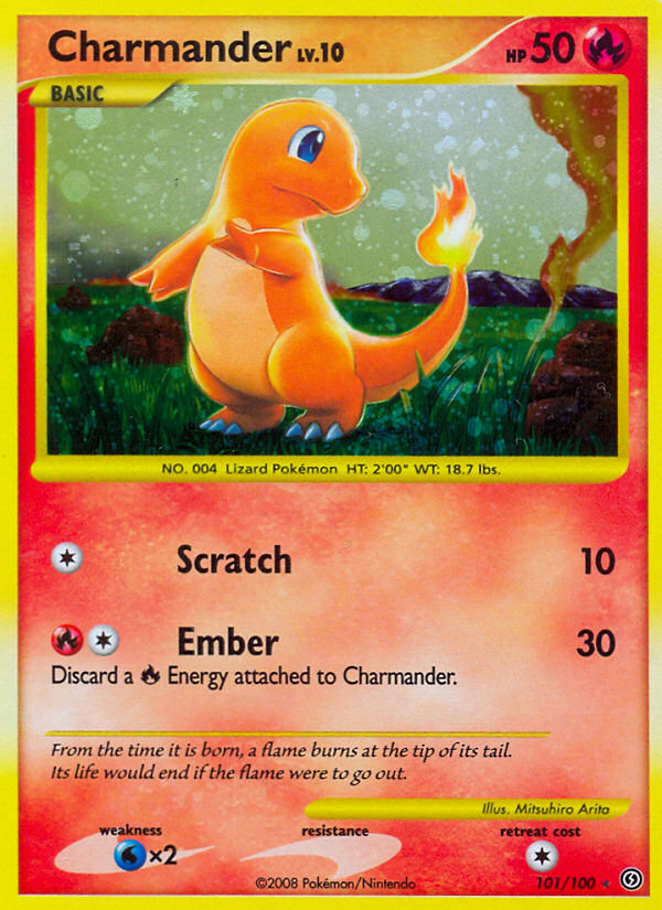 Charmander — illustrated card
