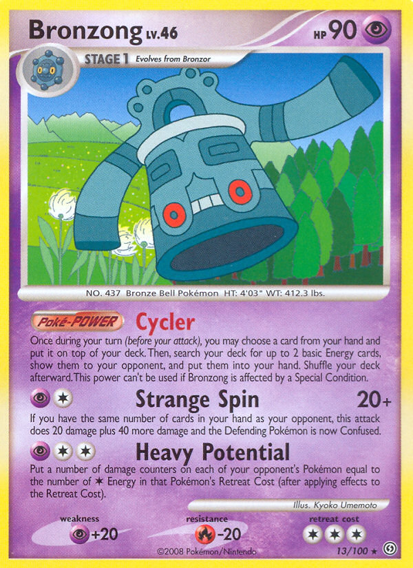 Bronzong — illustrated card