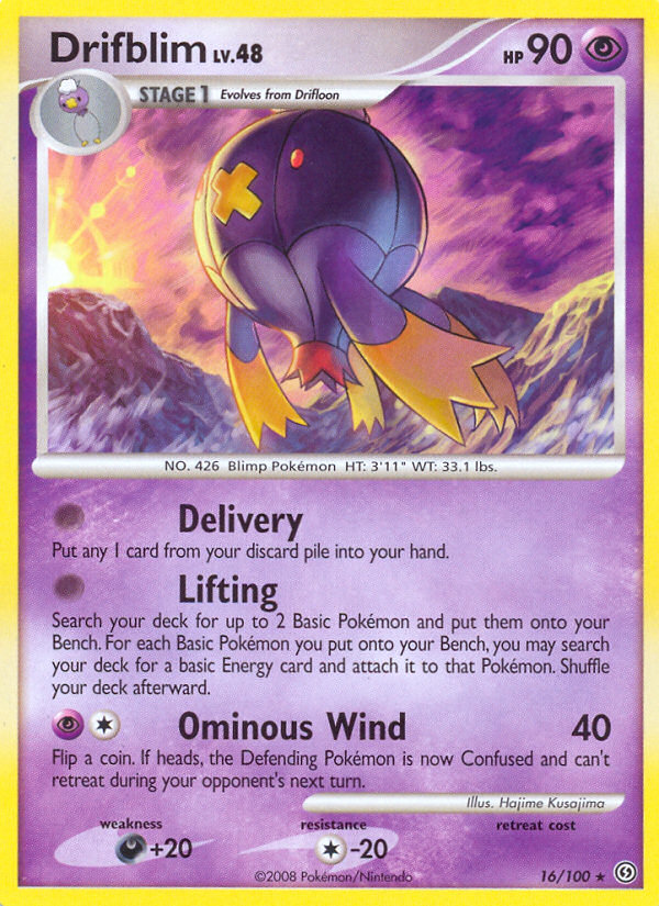 Drifblim — illustrated card