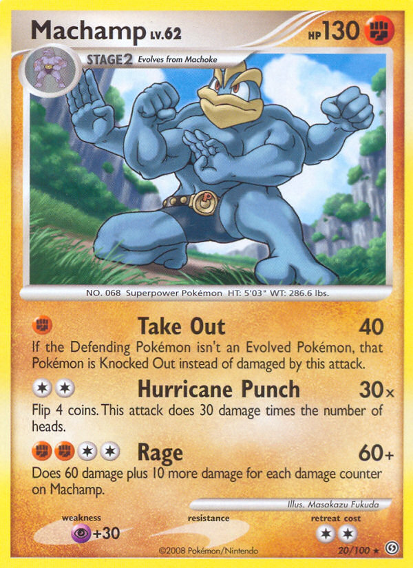 Machamp — illustrated card