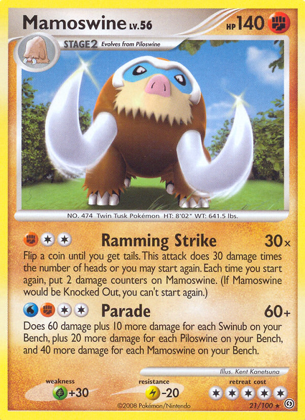Mamoswine — illustrated card