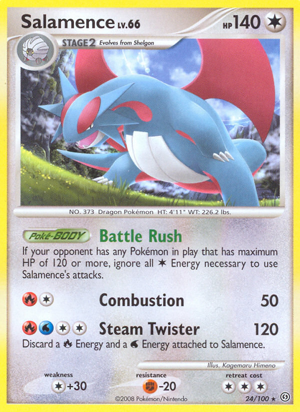 Salamence — illustrated card