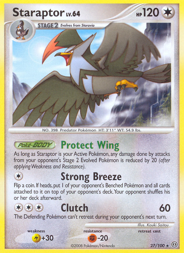 Staraptor — illustrated card