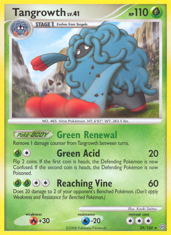 Tangrowth — illustrated card