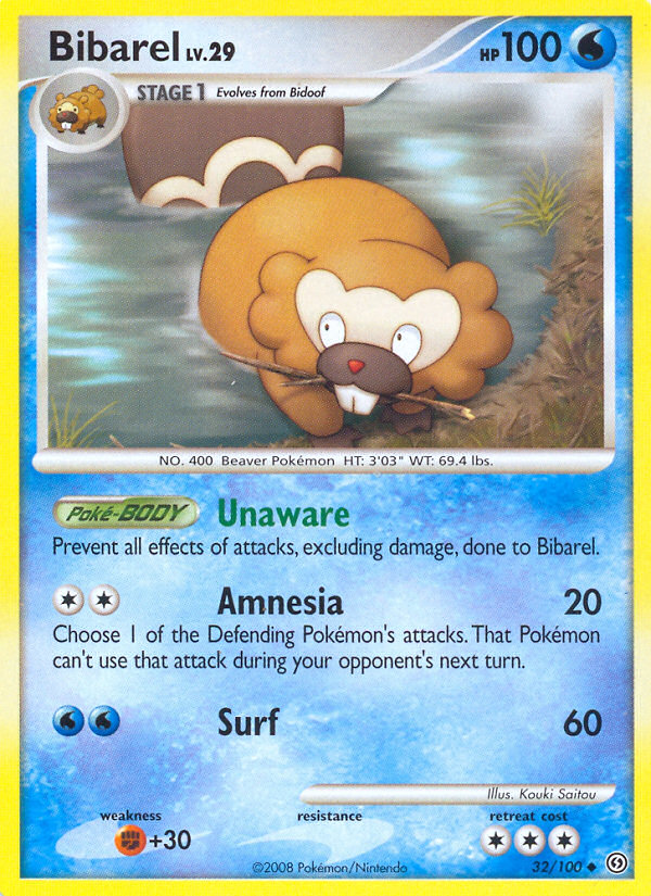 Bibarel — illustrated card