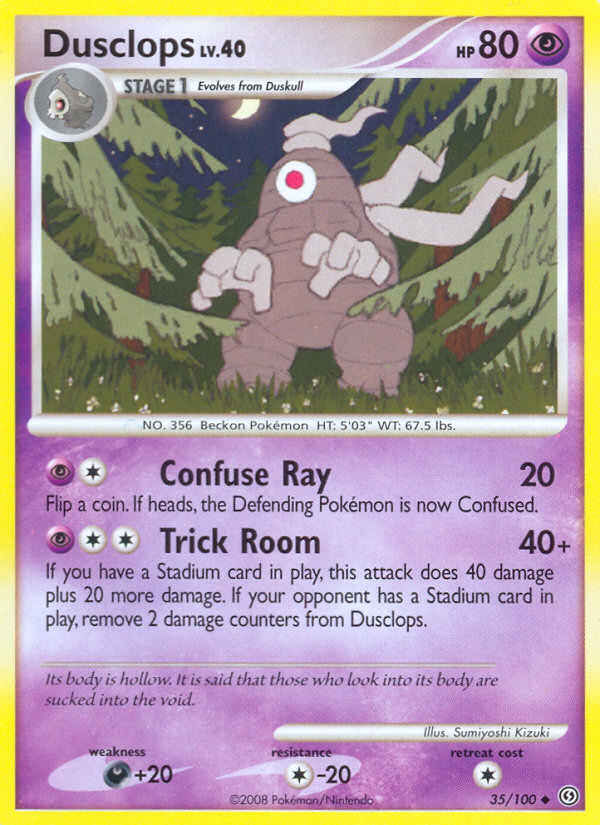 Dusclops — illustrated card