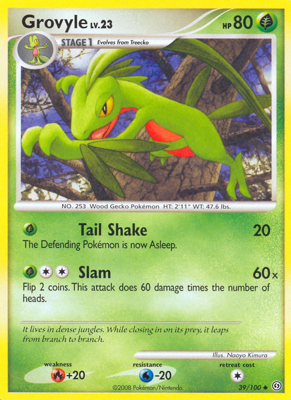Grovyle — illustrated card