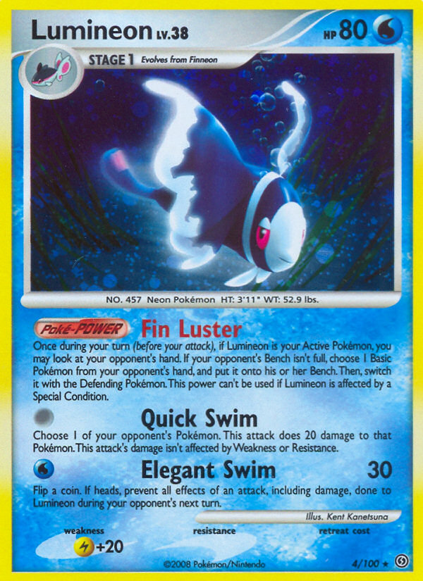 Lumineon — illustrated card