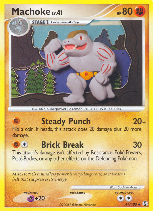 Machoke — illustrated card