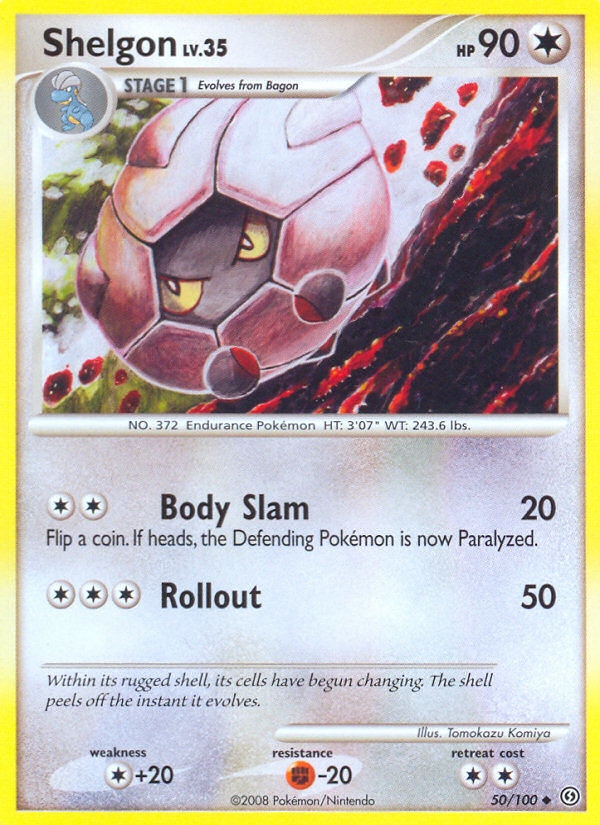 Shelgon — illustrated card