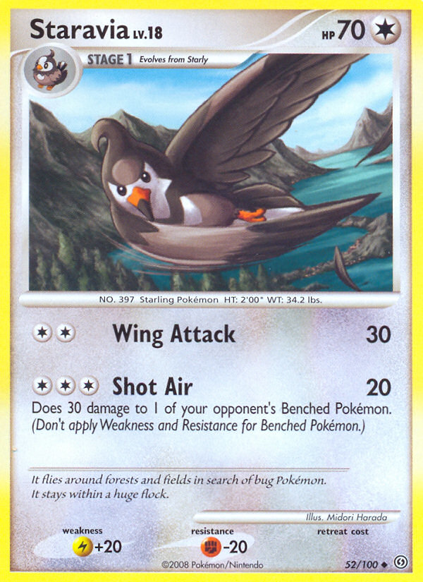 Staravia — illustrated card