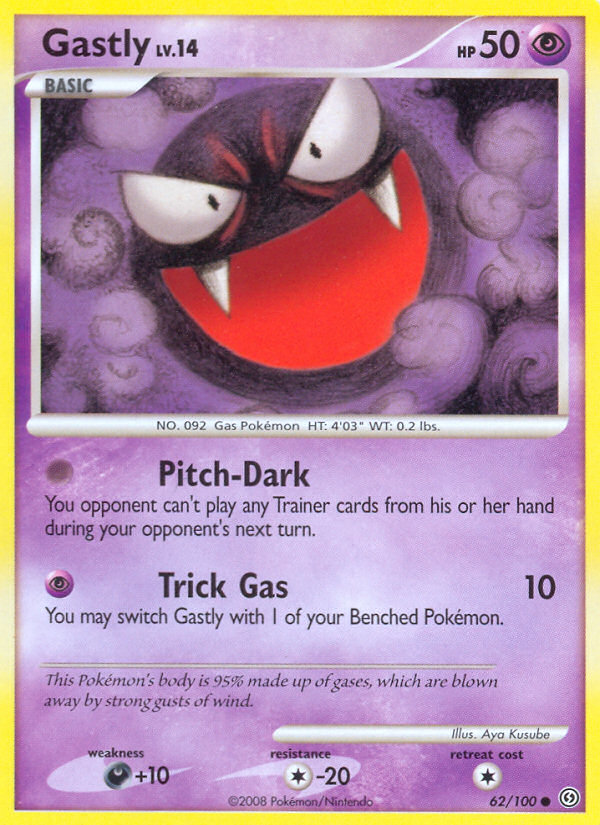 Gastly — illustrated card
